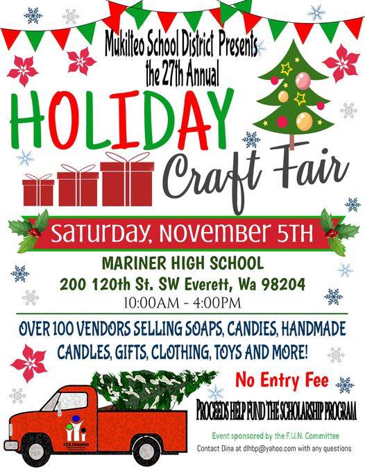 Mukilteo School District presents 27th annual holiday craft fair