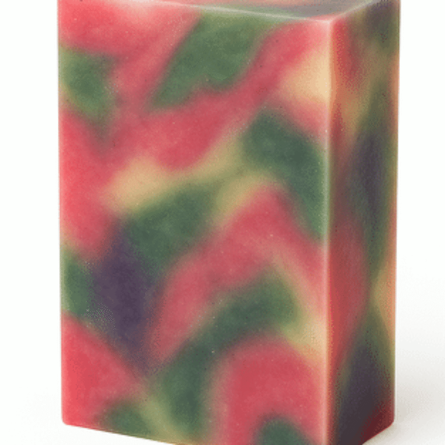 Handmade cotton fields scrub soap