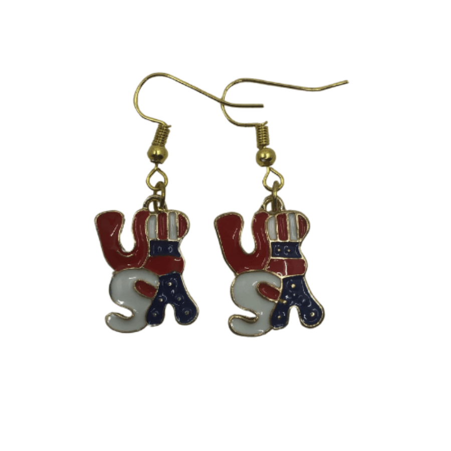 USA Charm Earrings for Women