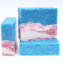 Old Glory Soap with a trio of soap bars