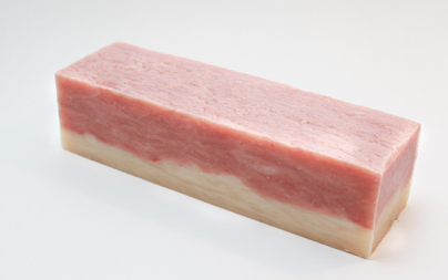 raspberry rush soap loaf