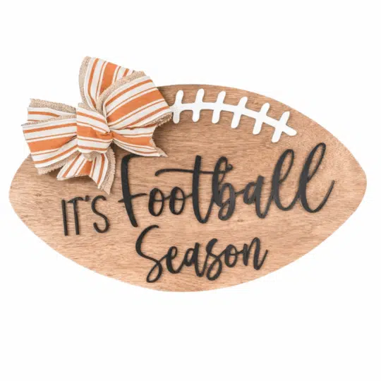 New 7 Football Shaped Door Hanger